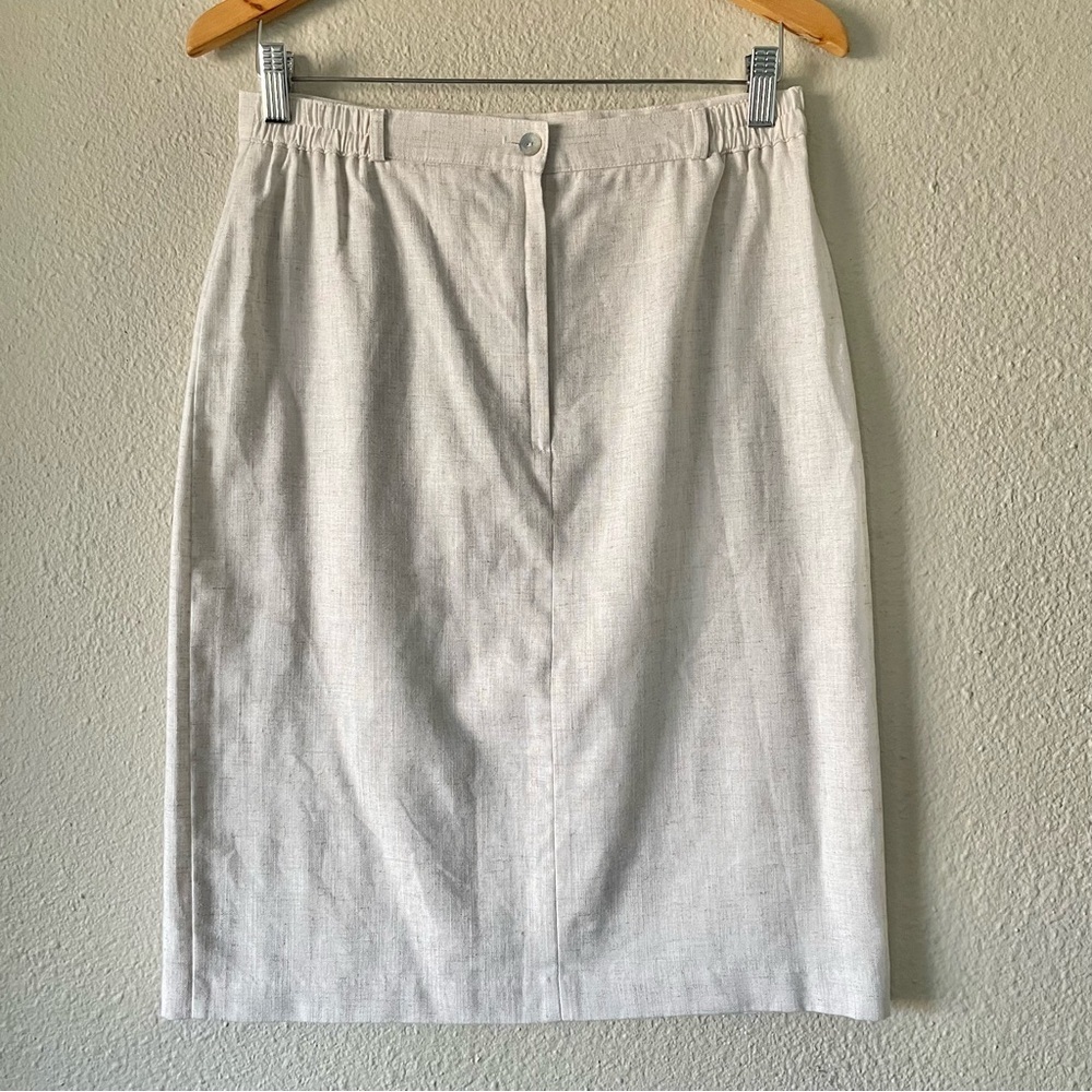 Vintage Jaclyn Smith Pencil Skirt Womens 10 29” Waist Long Career Lightweight - Picture 9 of 16